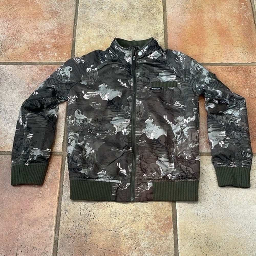 Youth Members only Satin Camo jacket size 8